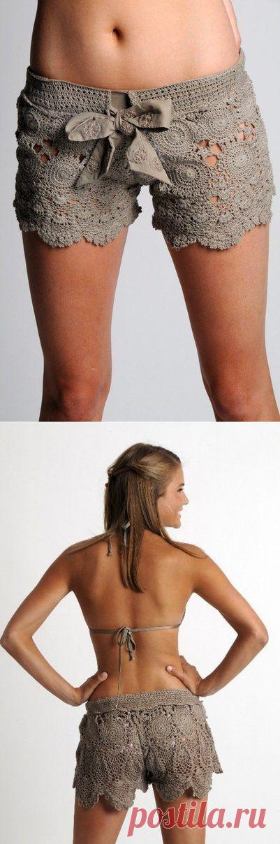 Классные вязанные шортики | Золотые Руки