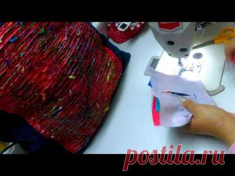 طريقه استغلال قصاقيص الاقمشه في عمل روعه - YouTube