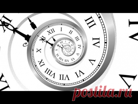 Countdown Clock optical illusion ( v 440 ) spiral timer with sound effect HD 4k