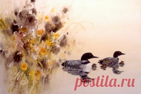 Дом родной для них - природа... Американский художник Morten E. Solberg