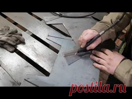 Простейший разборный мангал/camping grill