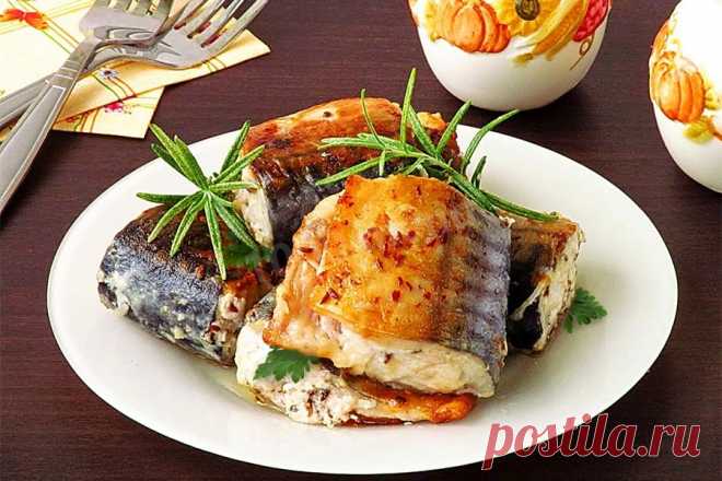 Макрель жареная