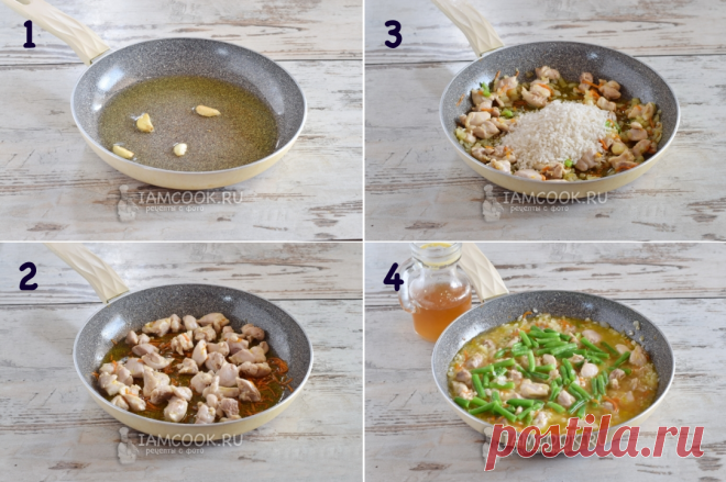 🍲 Что за блюдо Ризотто и как его готовить правильно? 🧑🏻‍🍳 Делимся проверенным рецептом!  Ингредиенты: _________________ 1. Рис арборио (можно заменить на карнароли или арборио) — 1 стакан.
2. Лук репчатый — 1 шт.
3. Оливковое масло — 50 мл.
4. Шафран — 1 щепотка.
5. Перец чили — по вкусу.
6. Чеснок — 3 зубчика.
7. Томатный соус — 300 мл.
8. Зелень — 1 пучок.
9. Соль, перец — по вкусу 10.
Сыр твердый — 100 г. Приготовление ____________________________ 1. Рис хорошо промойте под проточной водой.…