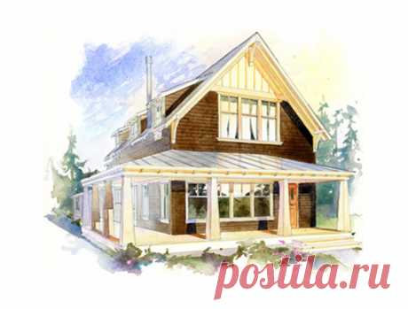 План дачного дома - Houseplans