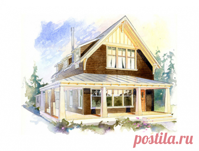 План дачного дома - Houseplans