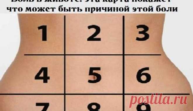 Боль в животе. Эта карта покажет, что может быть причиной этой боли — Копилочка полезных советов