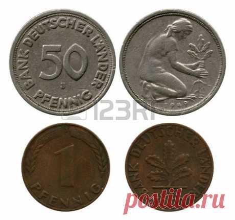One And Fifty Pfennigs, Bank Of The German Lands, 1949 Royalty Free Stock Photo, Pictures, Images And Stock Photography. Image 25835732.