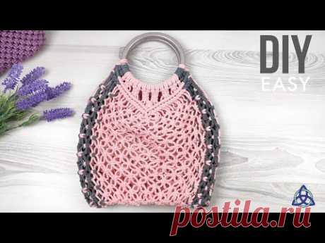 EASY Macrame Market Bag DIY | Net Bag Tutorial