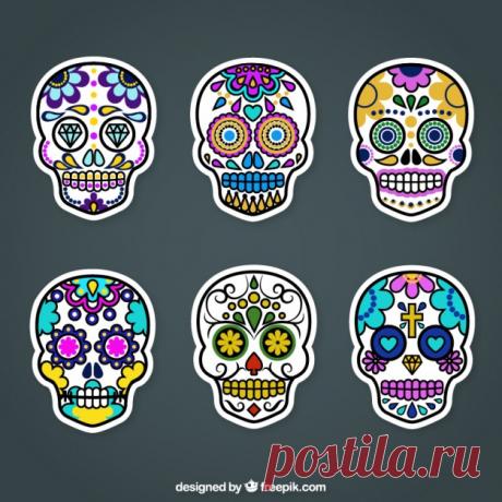 Красочные черепа сахар этикетки Более миллиона свободных векторов, PSD, фотографии и бесплатные иконки. Эксклюзивные халявы и все графические ресурсы, которые необходимые для ваших проектов
