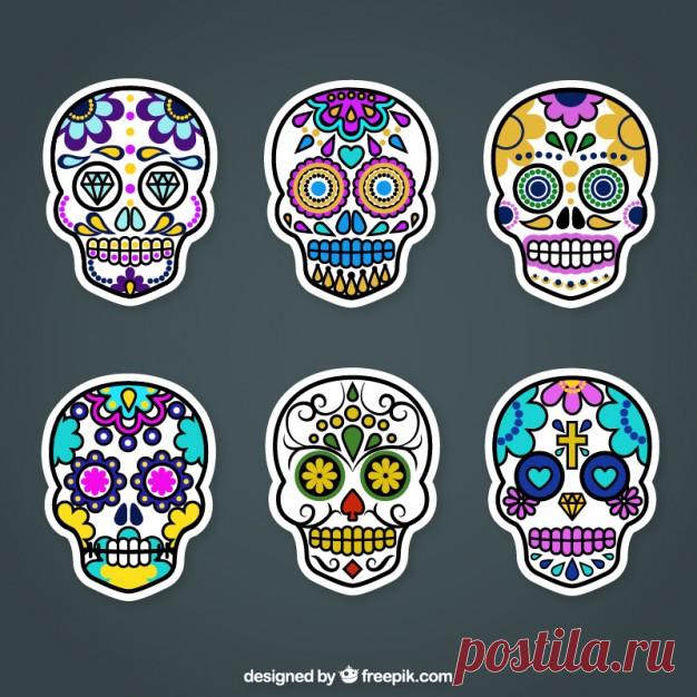 Красочные черепа сахар этикетки Более миллиона свободных векторов, PSD, фотографии и бесплатные иконки. Эксклюзивные халявы и все графические ресурсы, которые необходимые для ваших проектов