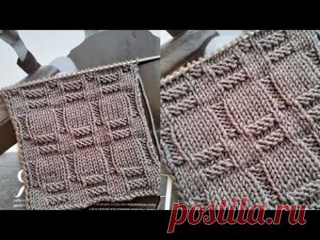 Для продвинутых дизайнерш-вязальщиц👧 новый теневой узор🧶❤️knitting pattern.