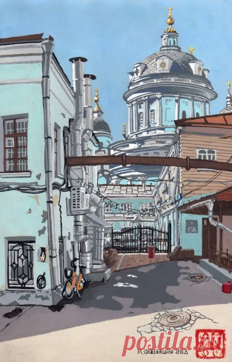Алексей Гимеин. Утро на Таганке.