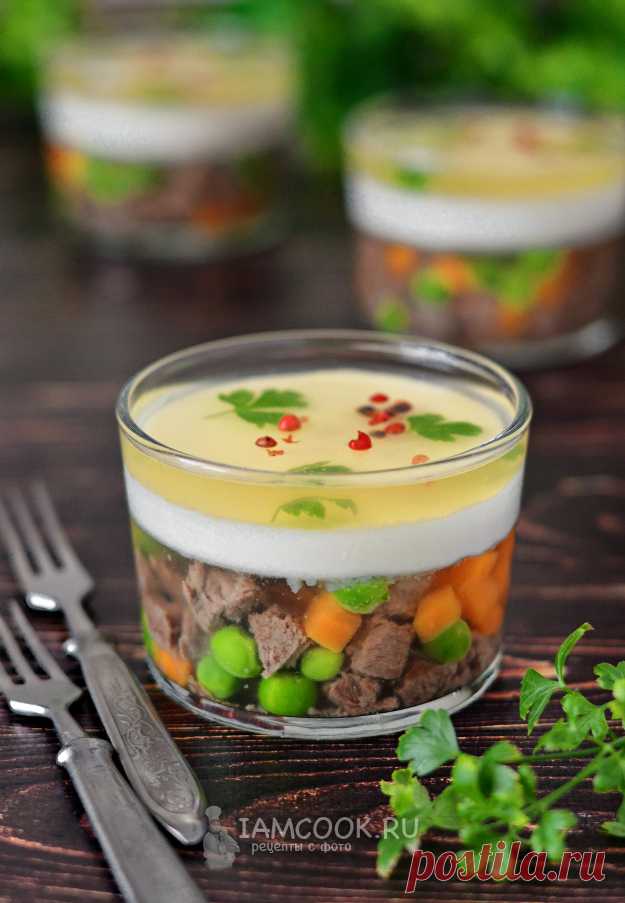 Мясо «Провансаль» (заливное из говядины) — рецепт с фото пошагово