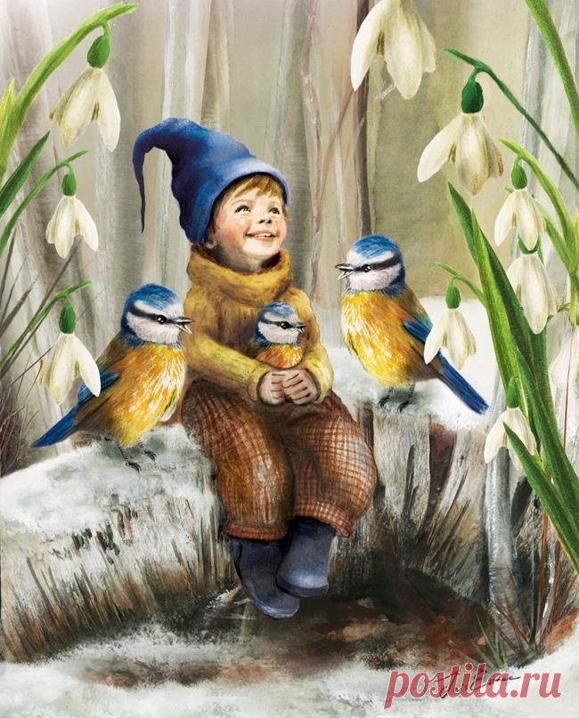 А в душу тихо просится весна…