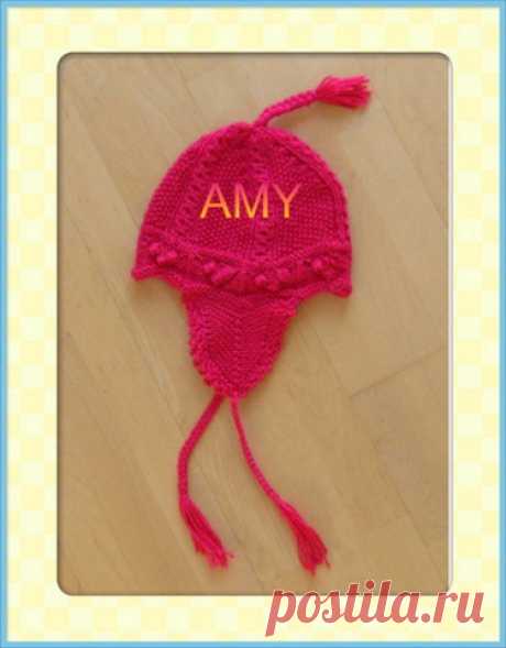 Шапка детская с ушками