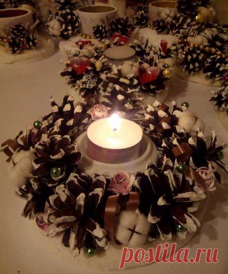 Preparation for the New Year. Candlesticks. – MaLenaDolls