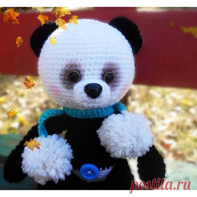 Панда нашла любящие ручки)) Связала за одну ... | Iconosquare