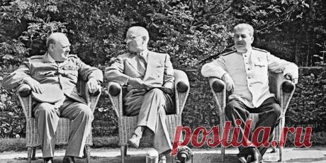 Черчилль в кресле Гитлера 17 июля 1945-го в Потсдаме открывалась первая послевоенная конференция, ставшая последней встречей руководителей стран антигитлеровской коалиции.