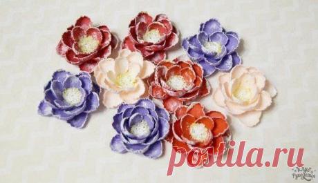 Создаем нежные цветы гортензии из бумаги. Мастер-класс