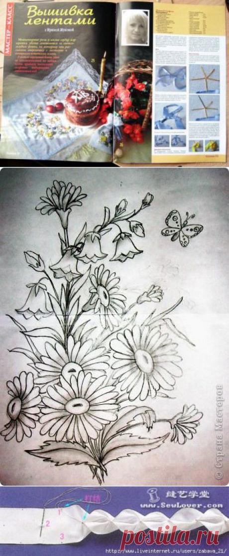 MK вышивка лентой