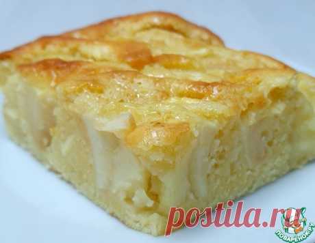 Яблочный пирог с сахарной корочкой – кулинарный рецепт