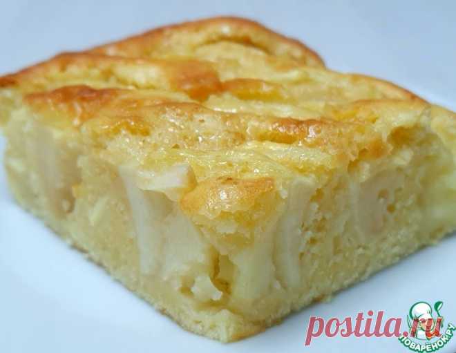 Яблочный пирог с сахарной корочкой – кулинарный рецепт