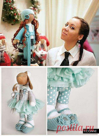 Очаровательные куклы Татьяны Коннэ - делаем своими руками