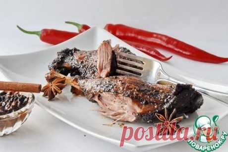 Утиные ножки с анисом и сливами - кулинарный рецепт