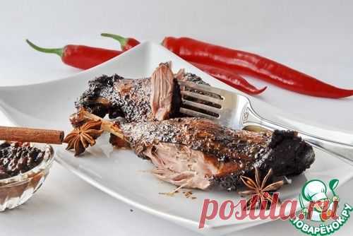 Утиные ножки с анисом и сливами - кулинарный рецепт