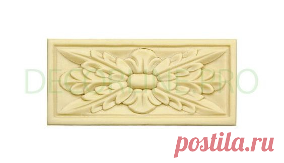 Розетки из полимера, полиуретана PR-08 Размер/Size: 70x155x18. Резной декор из древесной пасты, древесной пульпы, полимера, полиуретана, ППУ, МДФ, прессованный декор, декор из массива, декор из дерева