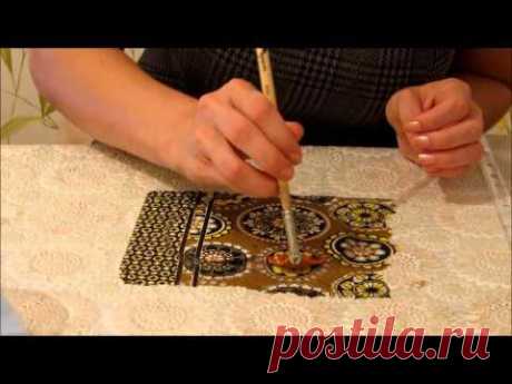 Способы наклеивания салфеток. Метод через файл. - YouTube
