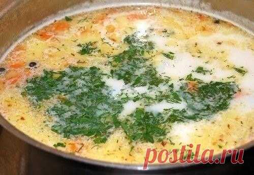 Как приготовить нежнейший сырный суп с курицей - рецепт, ингредиенты и фотографии