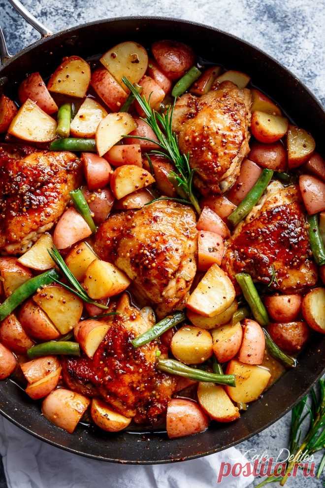 Запечённые овощи с курочкой