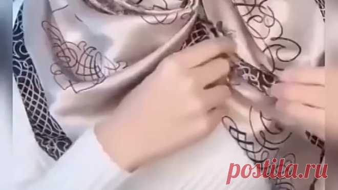 Как повязать красиво платок | OK.RU