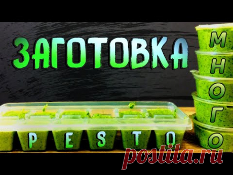 Соус Песто С Базиликом | Песто Заготовка На Зиму | #Базилик