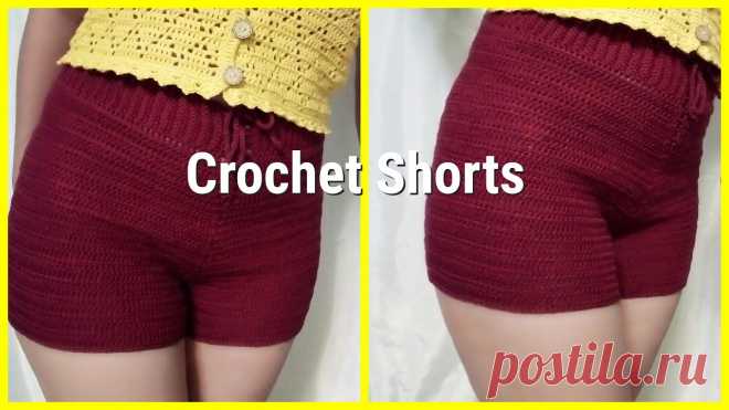 Летние шорты крючком. Crochet shorts.