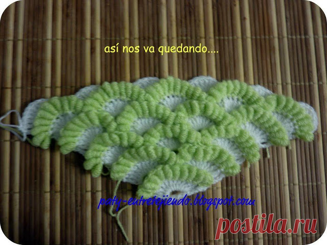 Irish crochet &: Узор с необычными ракушками.