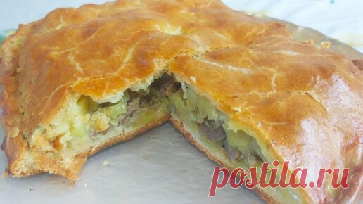 Семейная Кулинария🧁 | Пирог с мясом.Любимый пирог моего мужа. Необыкновенно простой рецепт.
