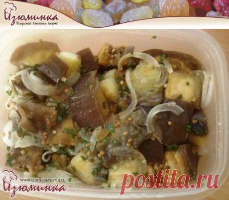 Острые закуски - рецепт маринованных баклажанов