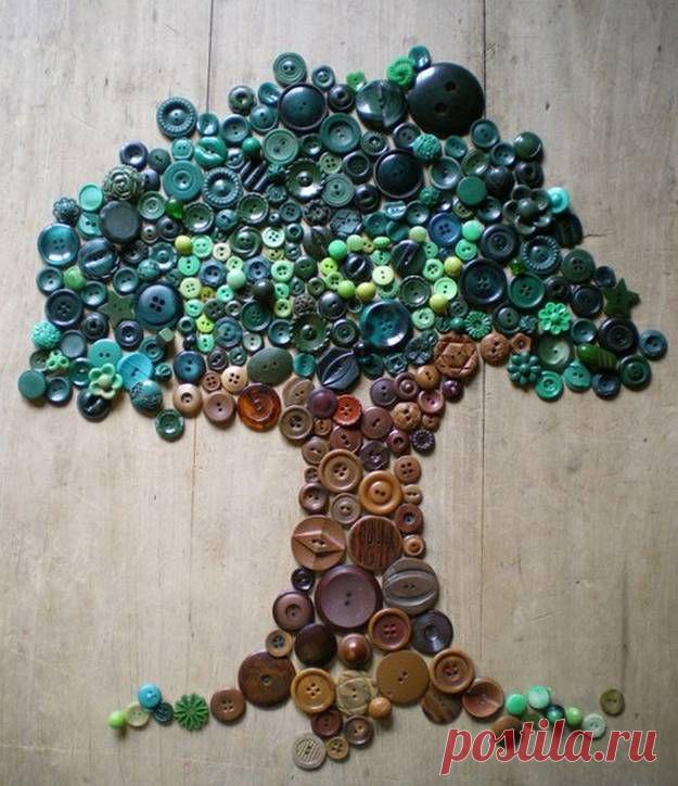 ЧТО СДЕЛАТЬ ИЗ ПУГОВИЦ? ОРИГИНАЛЬНЫЕ ИДЕИ ДЛЯ ТВОРЧЕСТВА