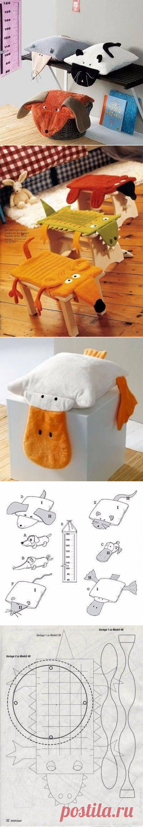 Забавные подушки — HandMade