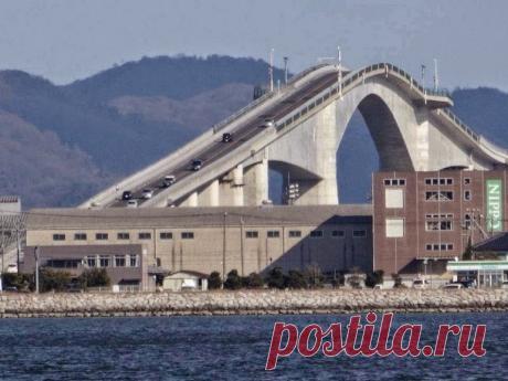 Мост Эшима Охаси в Японии - Путешествуем вместе