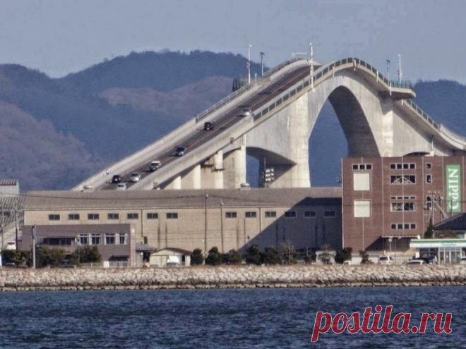 Мост Эшима Охаси в Японии - Путешествуем вместе