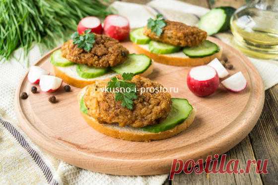 Постные рисовые котлеты