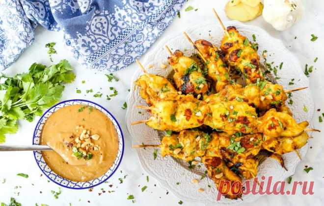 Сатай из курицы с ореховым соусом - кулинарный пошаговый рецепт с фото • INMYROOM FOOD