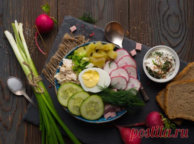 Главные секреты приготовления вкусной окрошки