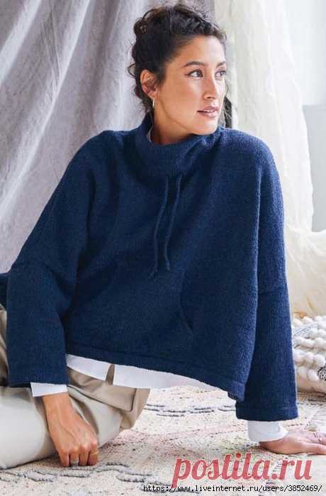 Пуловер оверсайз