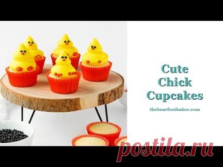 How to Make Cute Chick Cupcakes