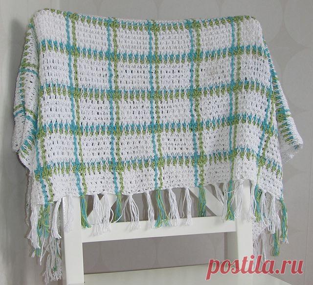 Шотландский мотив крючком