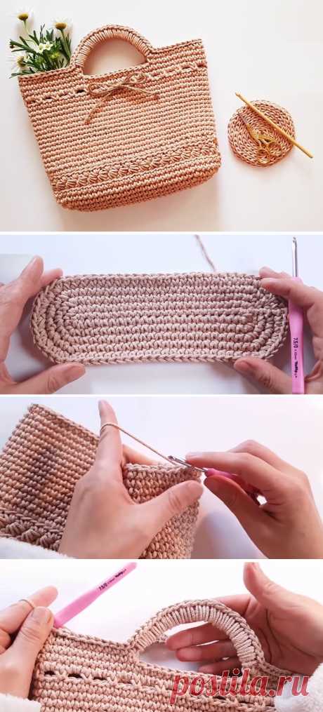 Bolsa de verão de crochê - Tutorial - Tutoriais e mais